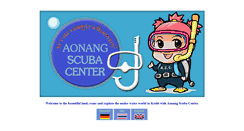 Desktop Screenshot of aonangscuba.com